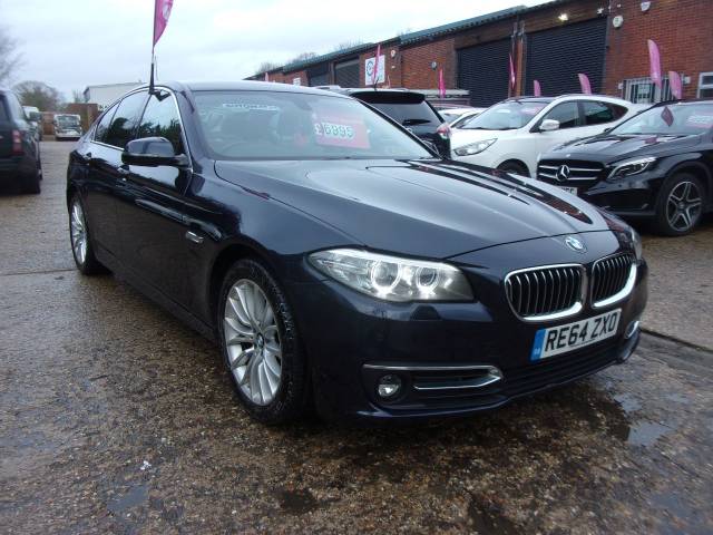 BMW 5 Series 2.0 520d [190] Luxury 4dr Step Auto Saloon Diesel Blue