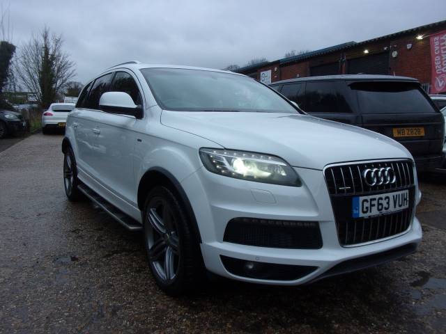 Audi Q7 3.0 TDI 204 Quattro S Line Plus 5dr Tip Auto Estate Diesel White