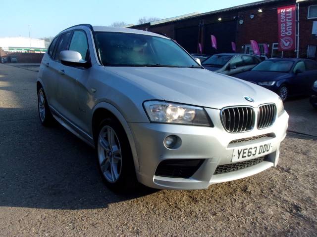 BMW X3 2.0 xDrive20d M Sport 5dr Step Auto Estate Diesel Silver