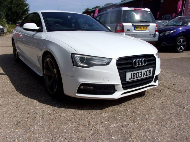 Audi A5 2.0 TDI 177 Black Edition 2dr Coupe Diesel White