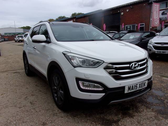 Hyundai SANTA FE 2.2 CRDi Premium SE 5dr Auto [7 Seats] Estate Diesel White