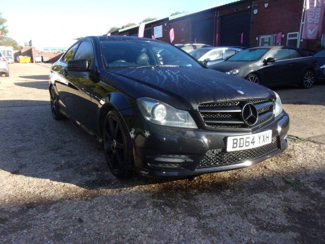 Mercedes-Benz C Class 2.1 C220 CDI AMG Sport Edition 2dr Auto Coupe Diesel Black